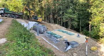 Travaux d'assainissement à St Pierre de Chartreuse